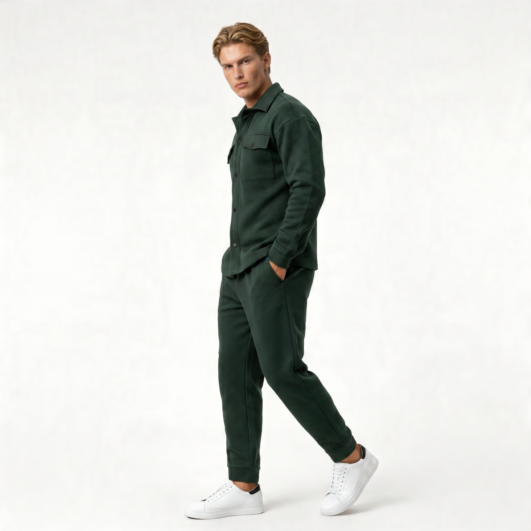 Men's Athleisure 2-Piece Set | Comfortable Fabric | Casual Sportswear Outfit