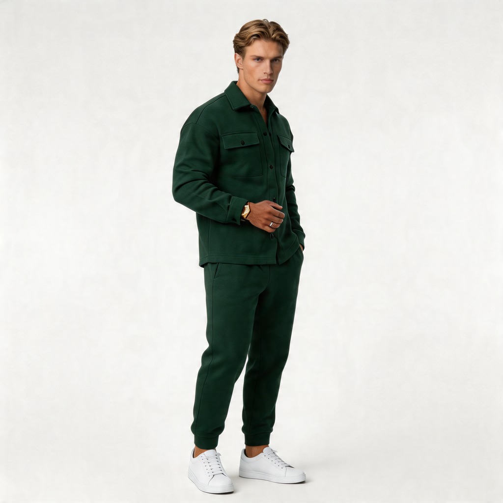 Men's Athleisure 2-Piece Set | Comfortable Fabric | Casual Activewear Outfit